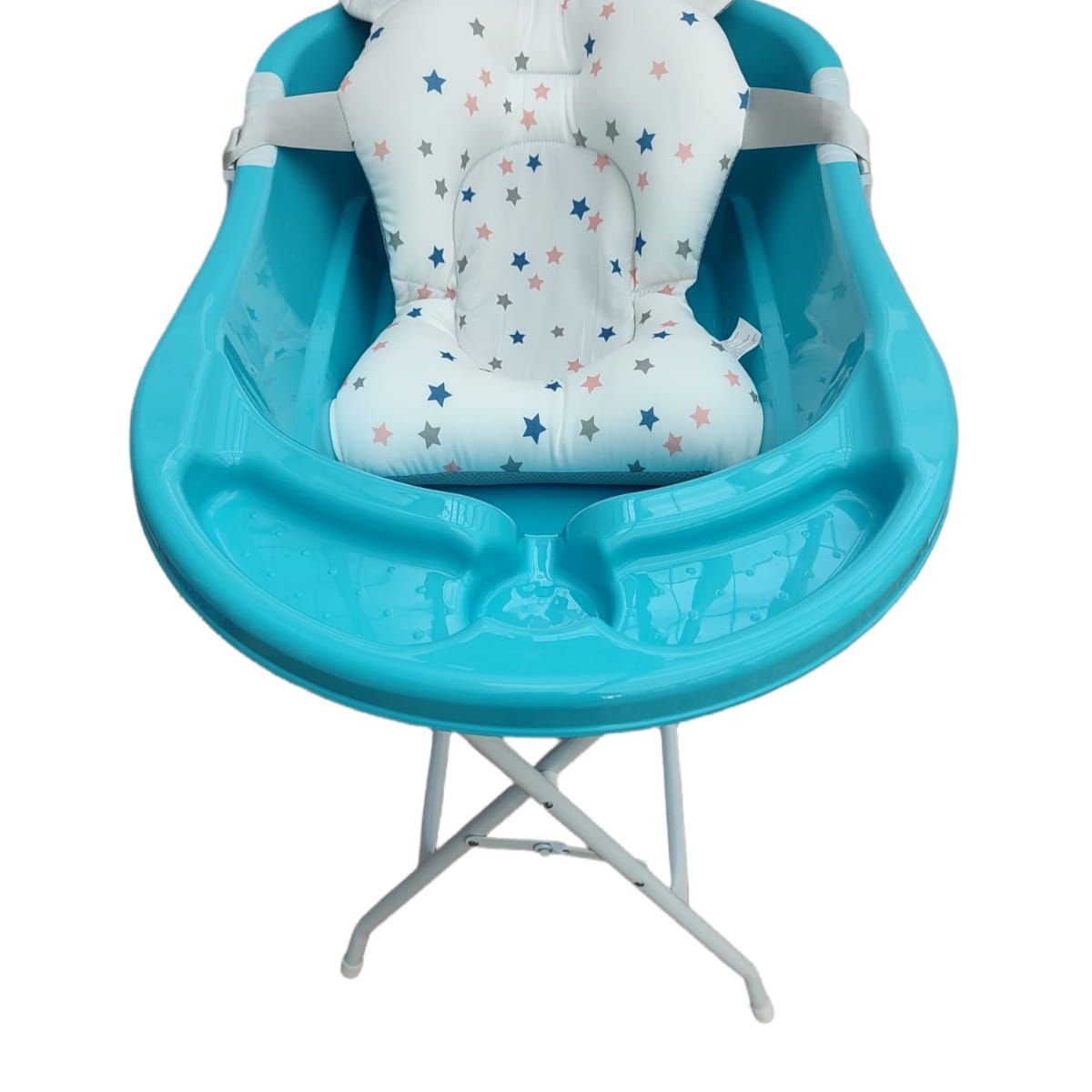 PRODEHOGAR - Bañera o Tina Para Bebe Con Soporte Plastico y Base Metalica