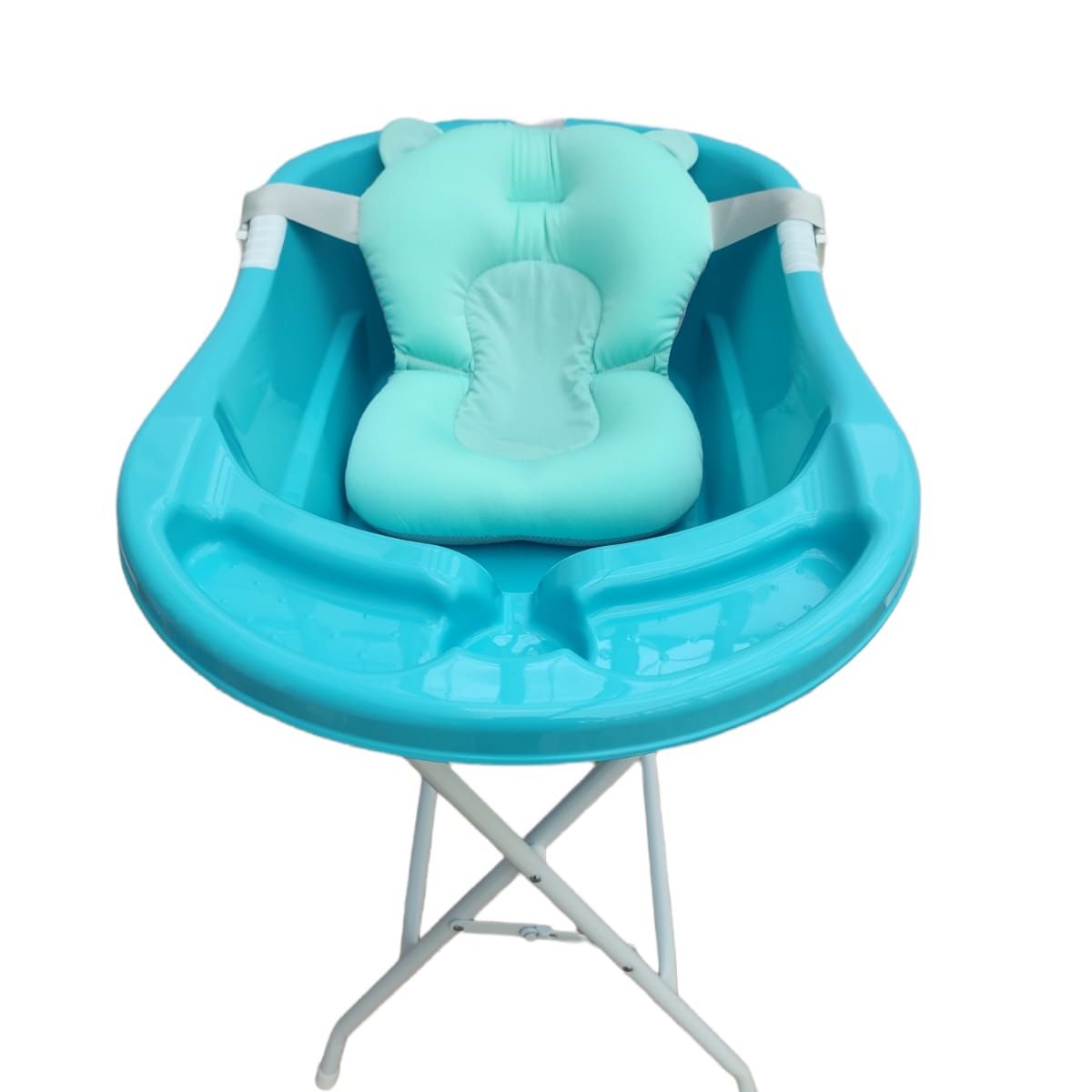 PRODEHOGAR - Bañera o Tina Para Bebe Con Soporte Plastico y Base Metalica