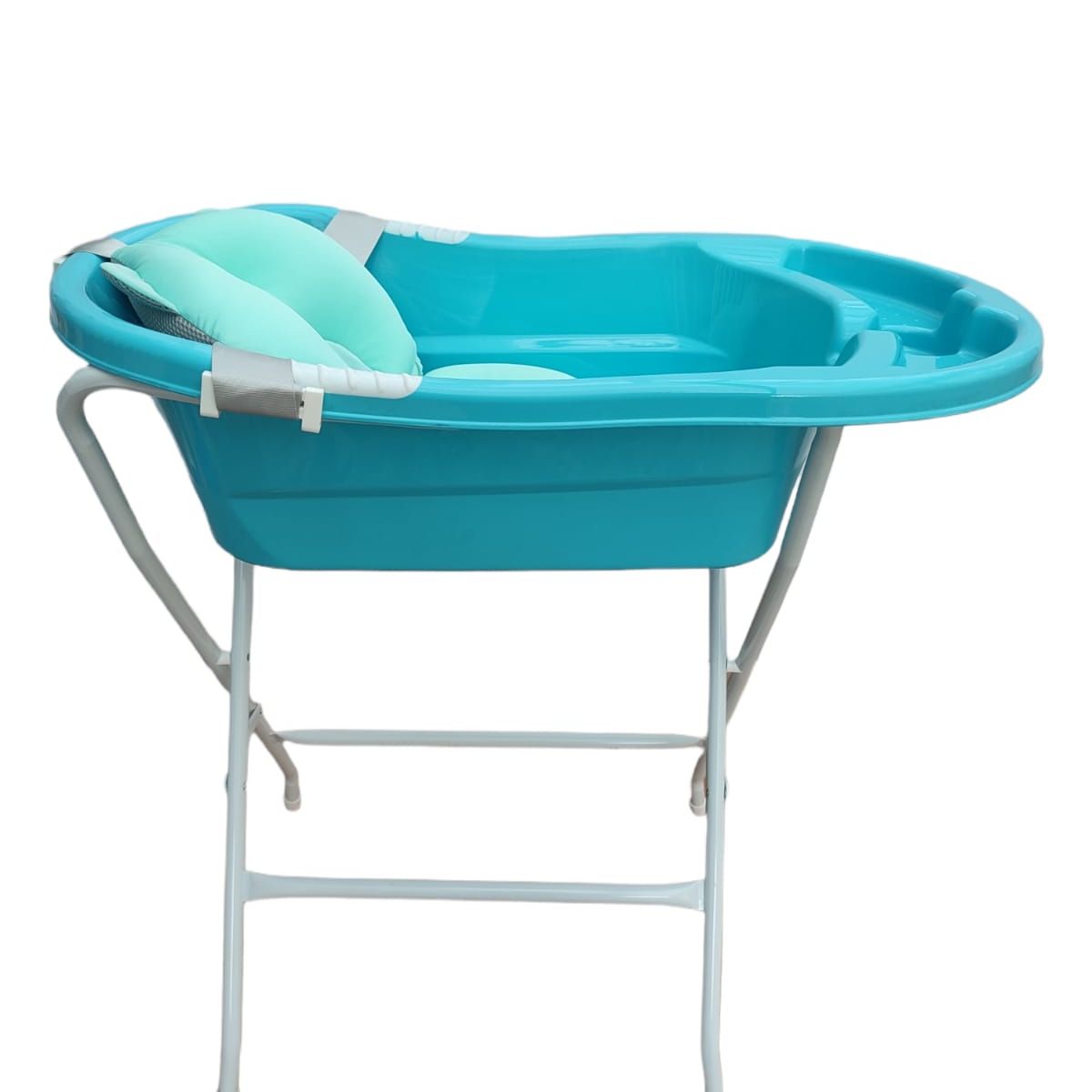 PRODEHOGAR - Bañera o Tina Para Bebe Con Soporte Plastico y Base Metalica
