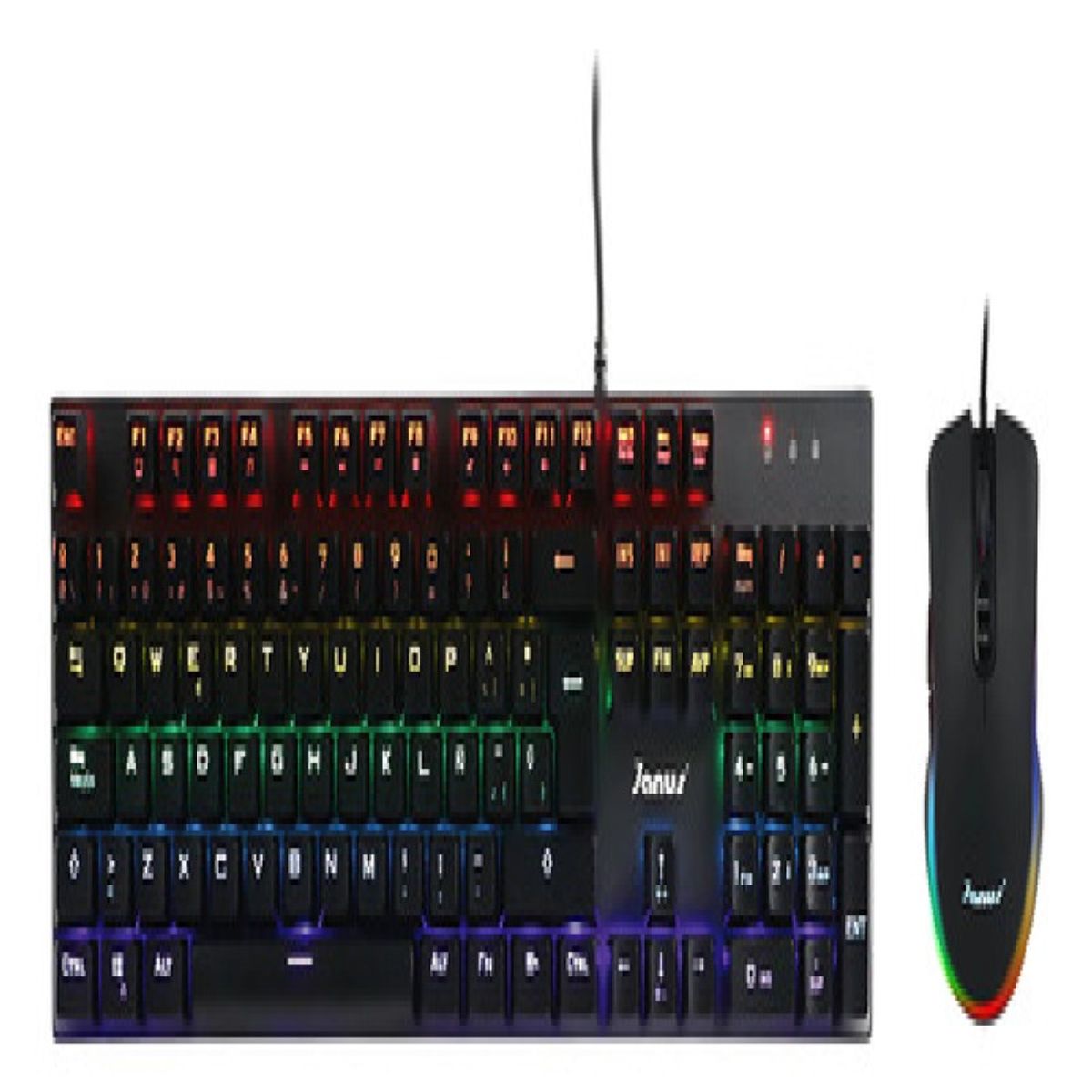 JANUS - Combo Gamer Teclado Y Mouse Janus Usb Ky-mk07+ky-m986