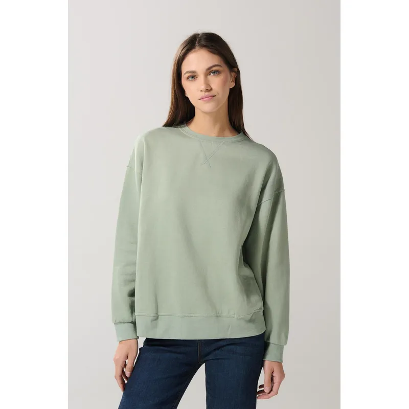 KOAJ - KOAJ Buzo cuello redondo para mujer unicolor fit oversize pe Mujer