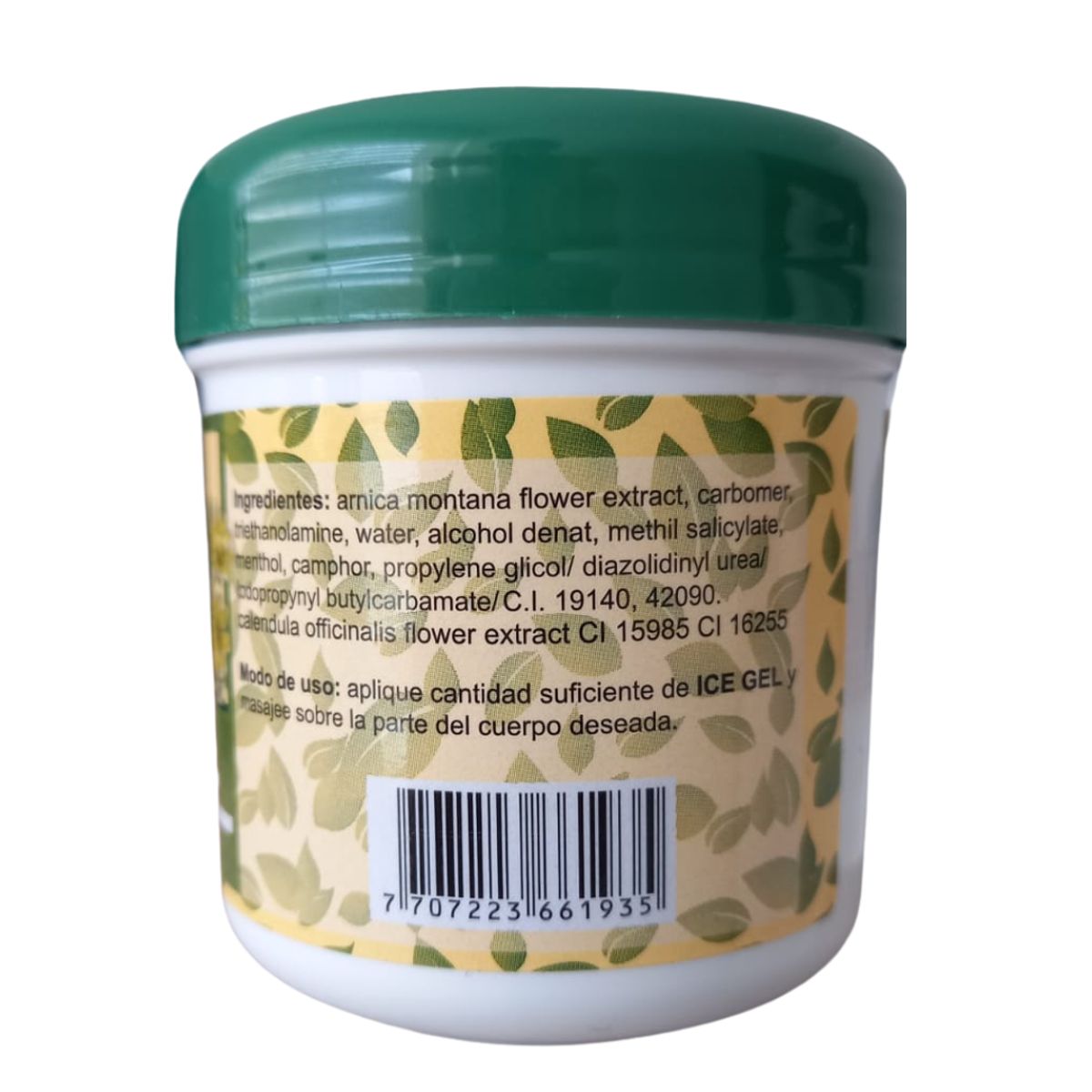 COLOR - PACK ICE GEL DE ARNICA 400 GRS