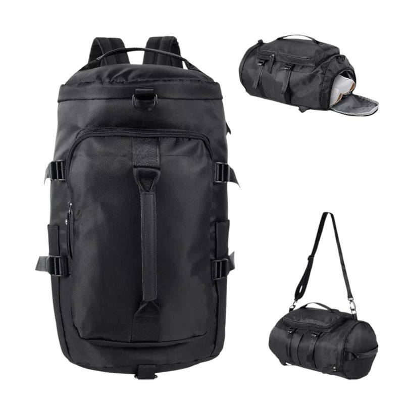 GENERICO - Morral De Viaje Convertible En Maleta Deportiva Resistente