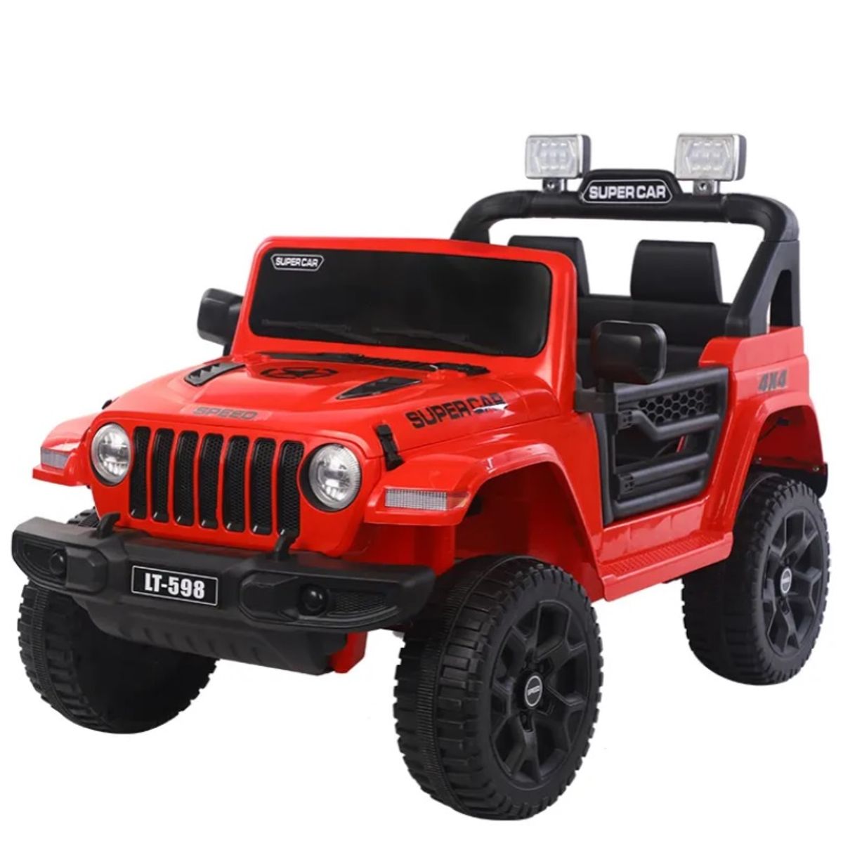 BABY BOOM - Jeep Rojo  electrico 4 motores