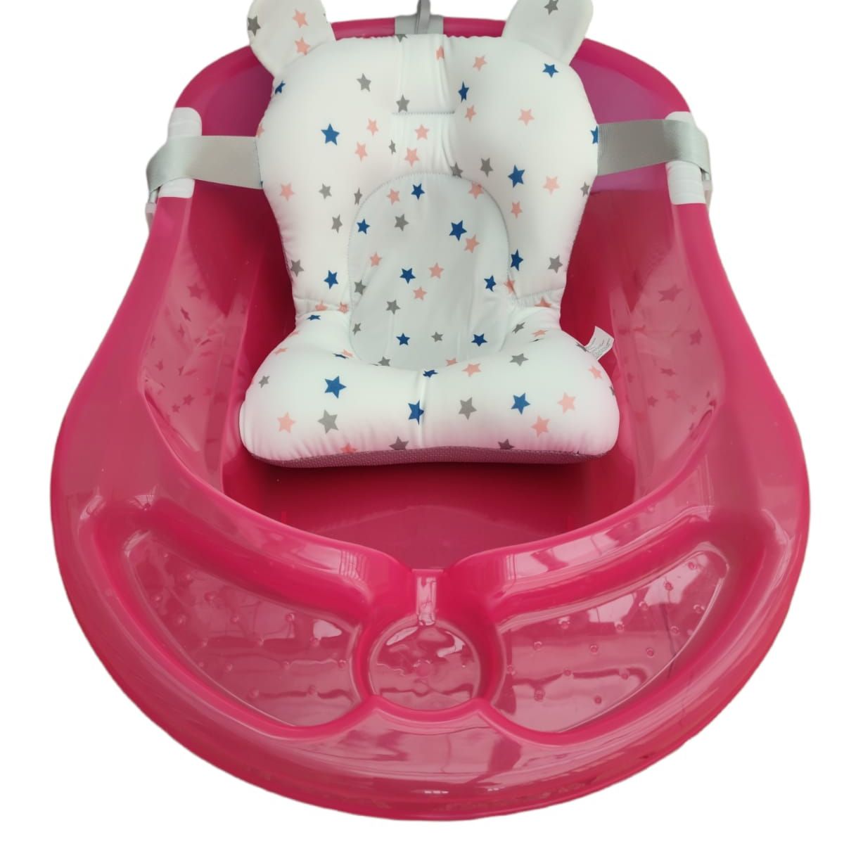PRODEHOGAR - Tina o Bañera Para Bebe Con Cojin En Silicona Ergonomico