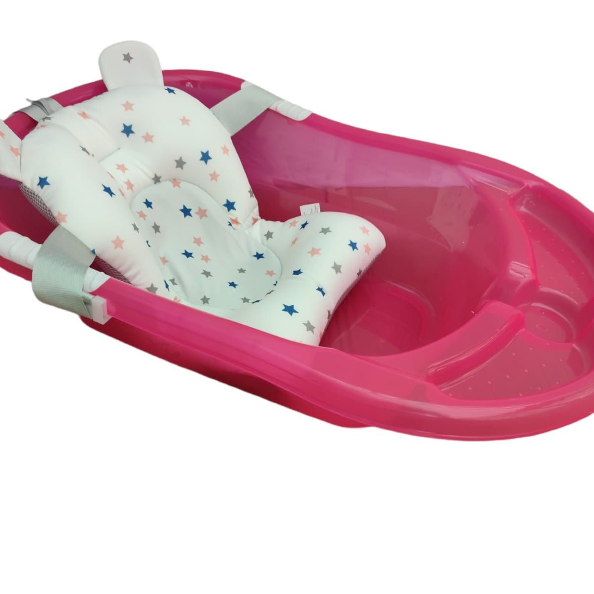 PRODEHOGAR - Tina o Bañera Para Bebe Con Cojin En Silicona Ergonomico