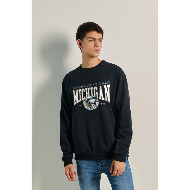 KOAJ - KOAJ Buzo de Snoopy college unicolor con cuello redondo HOMBRE