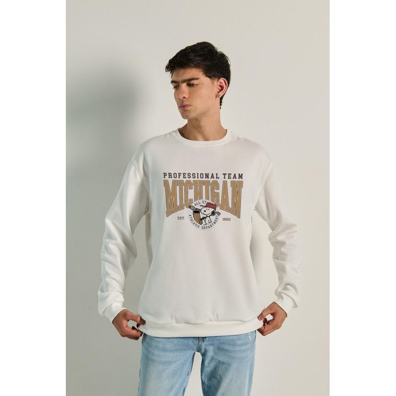 KOAJ - KOAJ Buzo de Snoopy college unicolor con cuello redondo HOMBRE