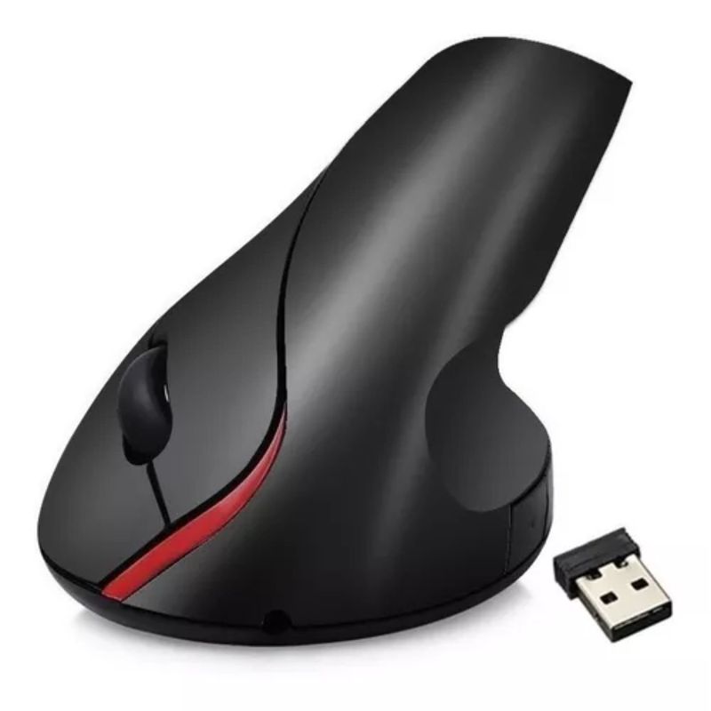 GENERICO - Mouse Vertical Inalámbrico Ergonómico Alta Precisión