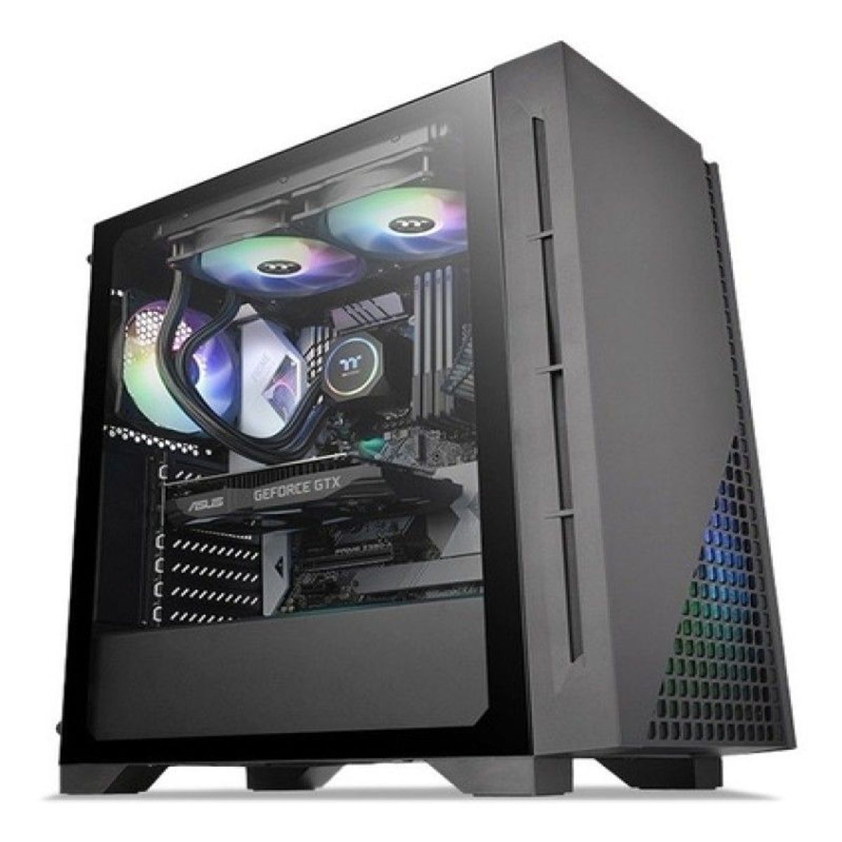 THERMALTAKE - Caja Atx Thermaltake H330 Tg Negro