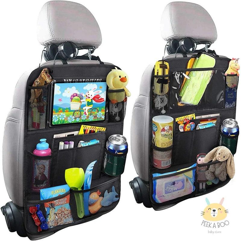 GENERICO - Organizador De Carro Asiento Trasero Nuevo Color Negro