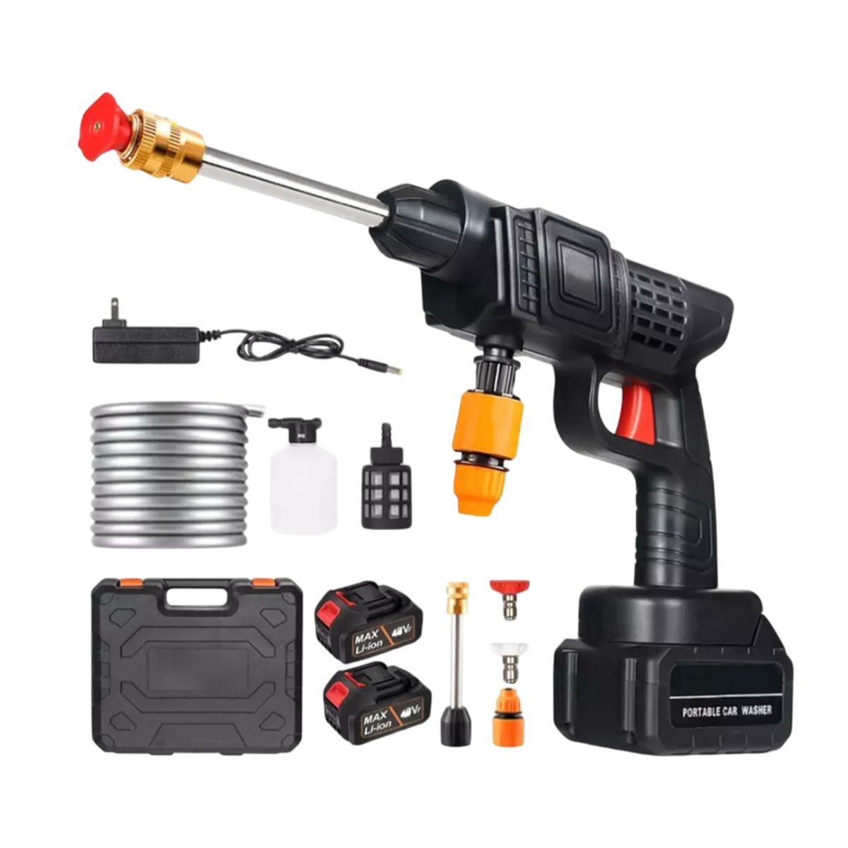 GENERICO - Hidrolavadora Inalambrica Portátil Recargable 48v 2