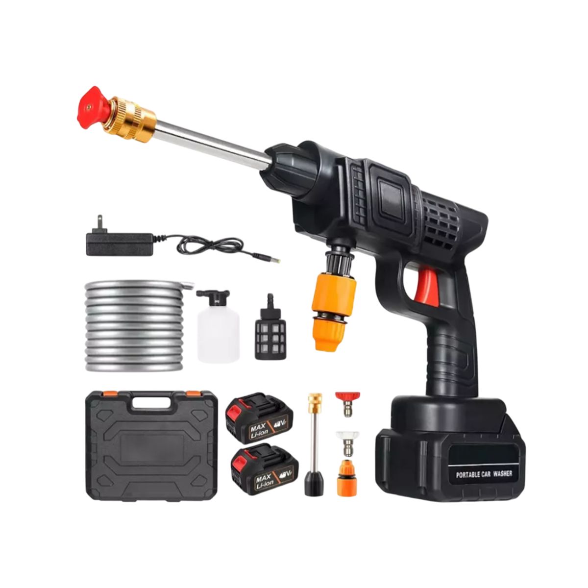 GENERICO - Hidrolavadora Inalambrica Portátil Recargable 48v 2