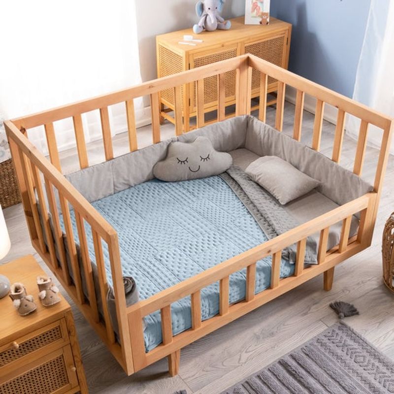 VIANNEY - Cubrelecho Baby Voga Parches Cama Cuna Corral - Vianney