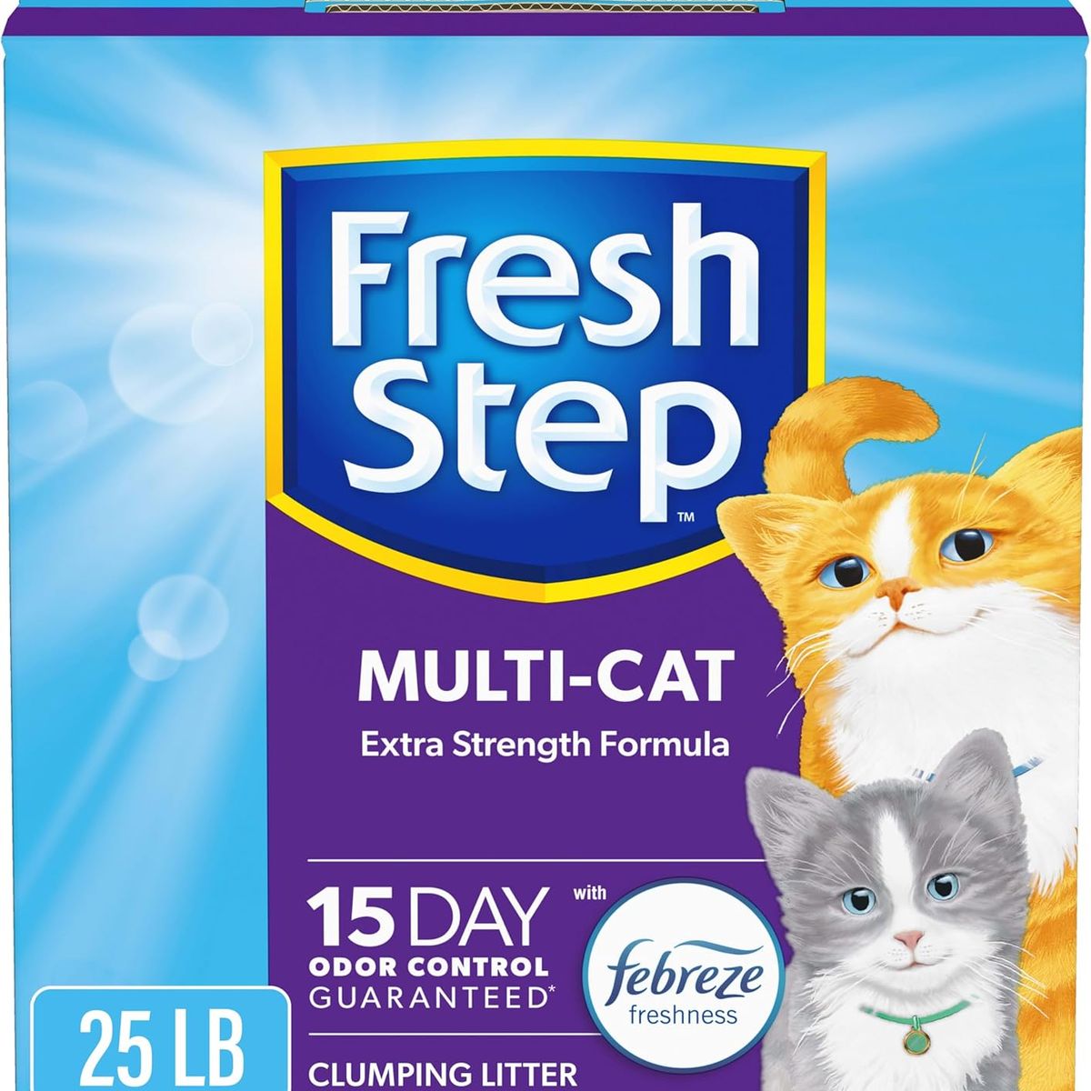 FRESH STEP - Fresh Step Multi Cat Aglomerante Con Febreze 25Lbs