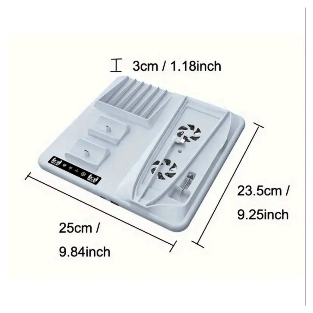 IPEGA - Base refrigeración PS5 Slim multifuncional soporte enfriamiento Play 5.