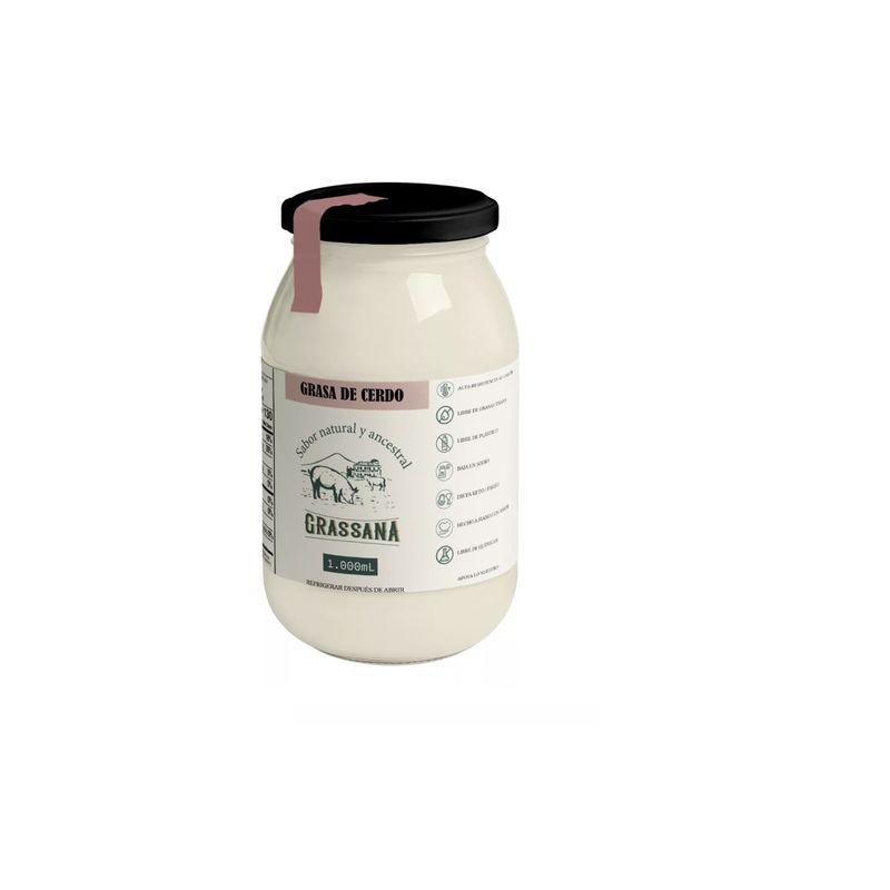 GENERICO - Manteca Grasa De Cerdo Grassana x1000mL
