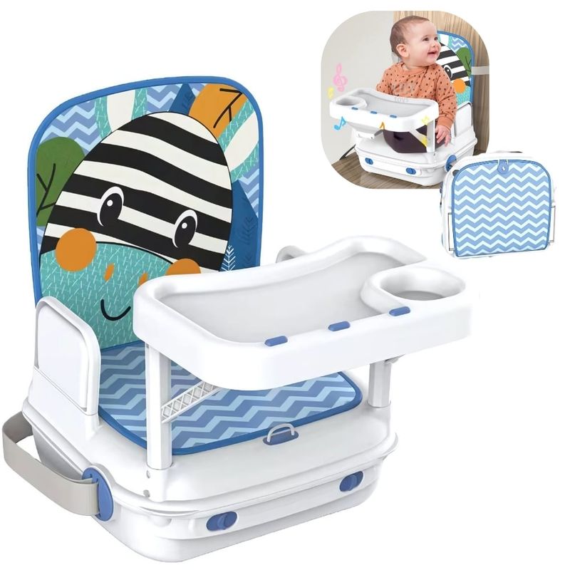 AMERICAN GENERICS - Silla Comedor Bebe Portatil Montable Economico Bandeja