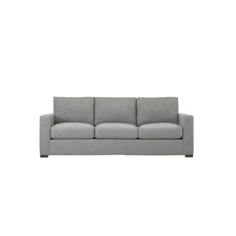GENERICO - Sofá Calista 3 Puestos Moderno Tela Antifluidos 200x85x85 Gris