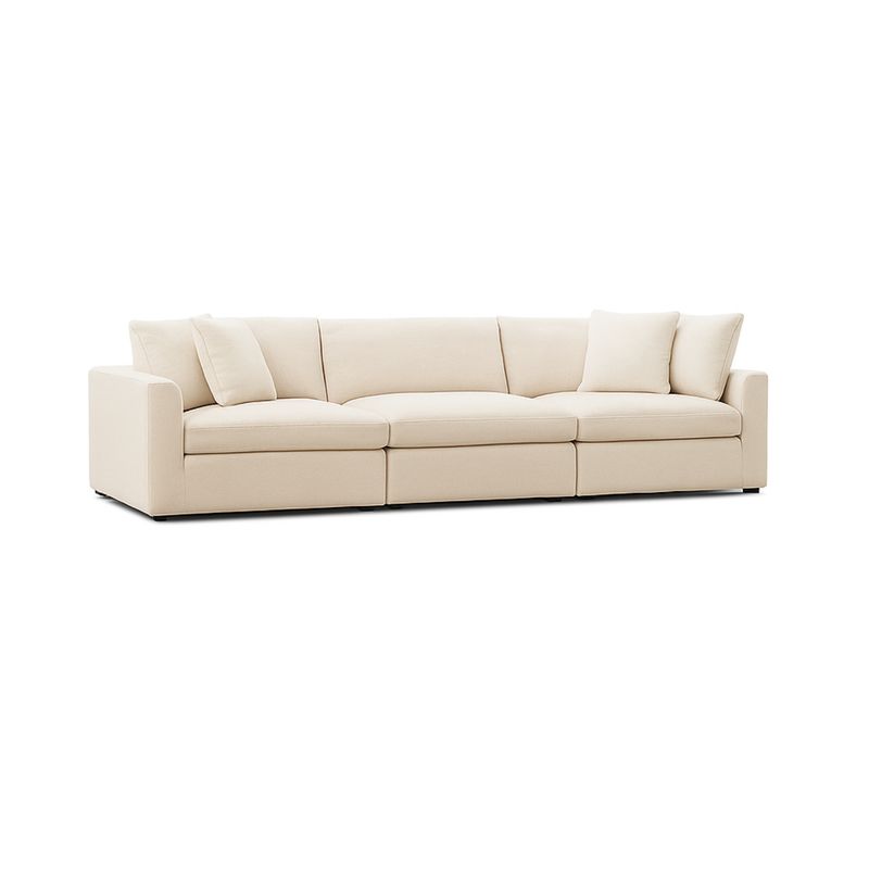 GENERICO - Sofá Emperador 4 puestos tela anti fluidos 300x95x85