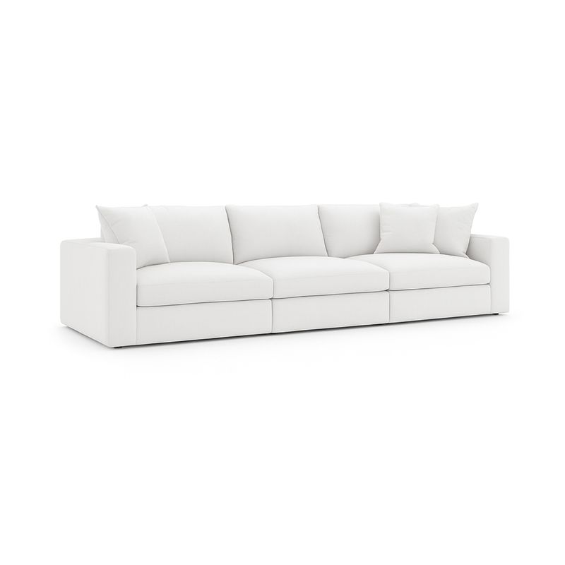 GENERICO - Sofá Emperador 4 puestos tela anti fluidos 300x95x85