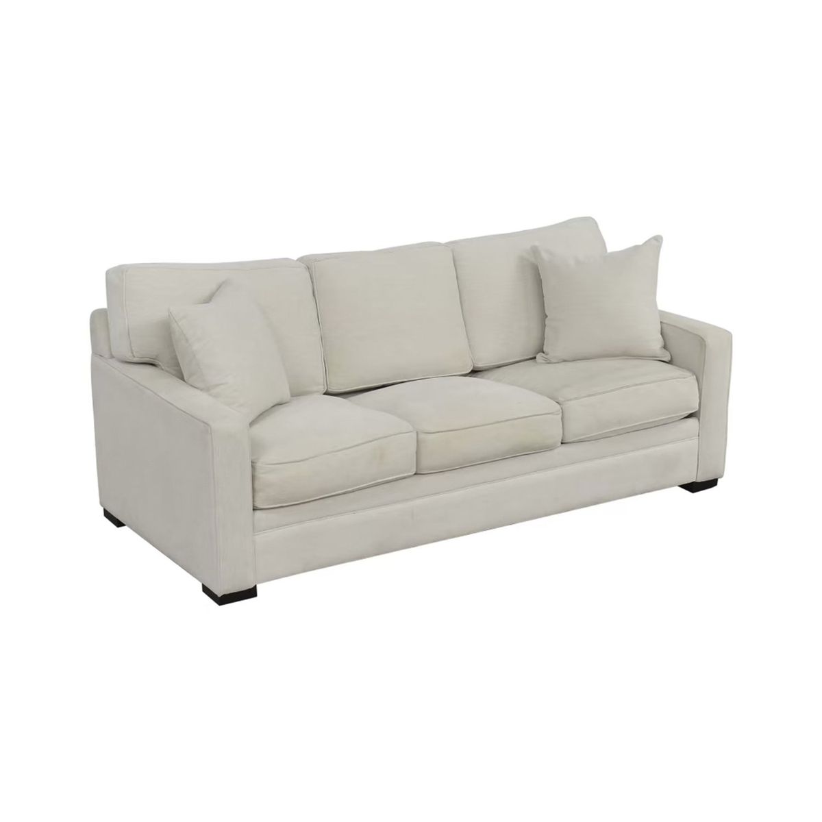 GENERICO - Sofá Callia 3 Puestos Moderno Tela Antifluidos 200x85x80 Beige