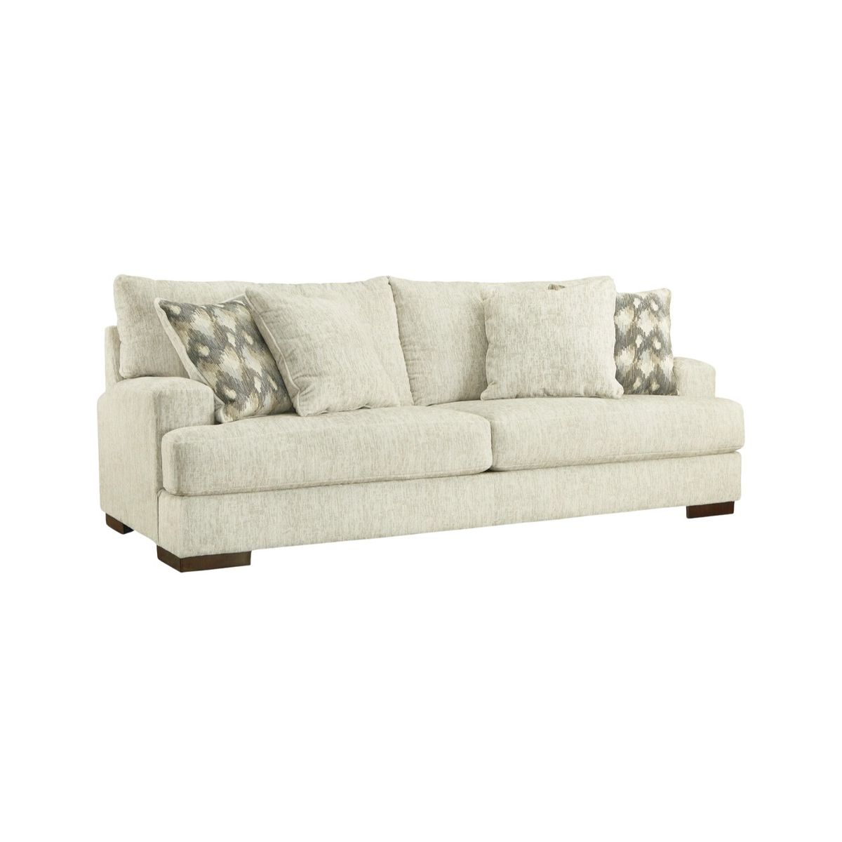 GENERICO - Sofá Atlas 4 Puestos Moderno Tela Antifluidos 238x101x96 Beige