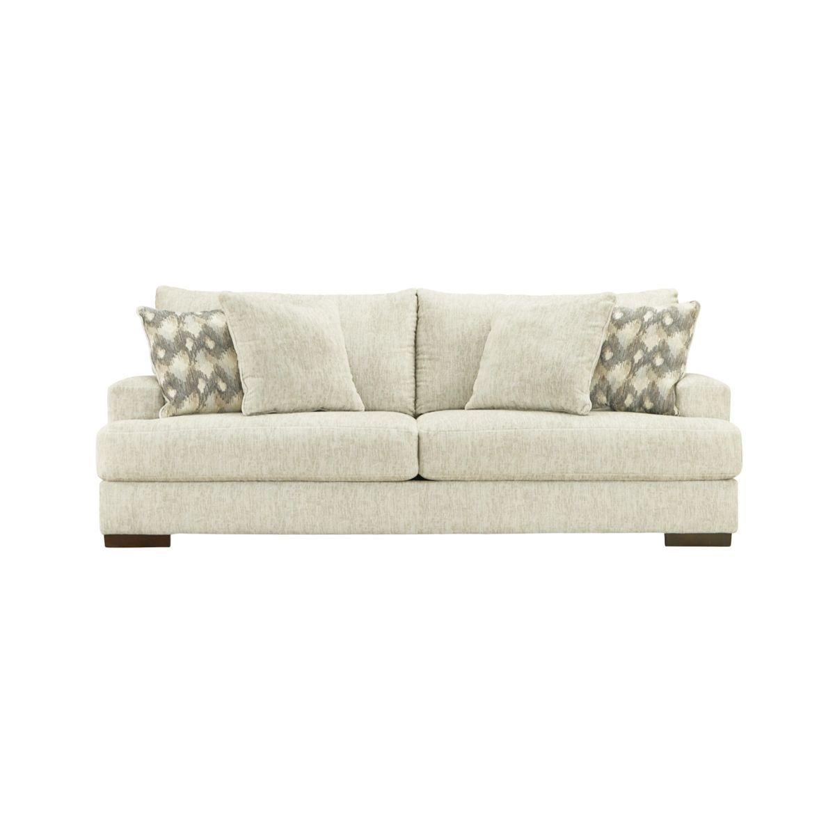 GENERICO - Sofá Atlas 4 Puestos Moderno Tela Antifluidos 238x101x96 Beige