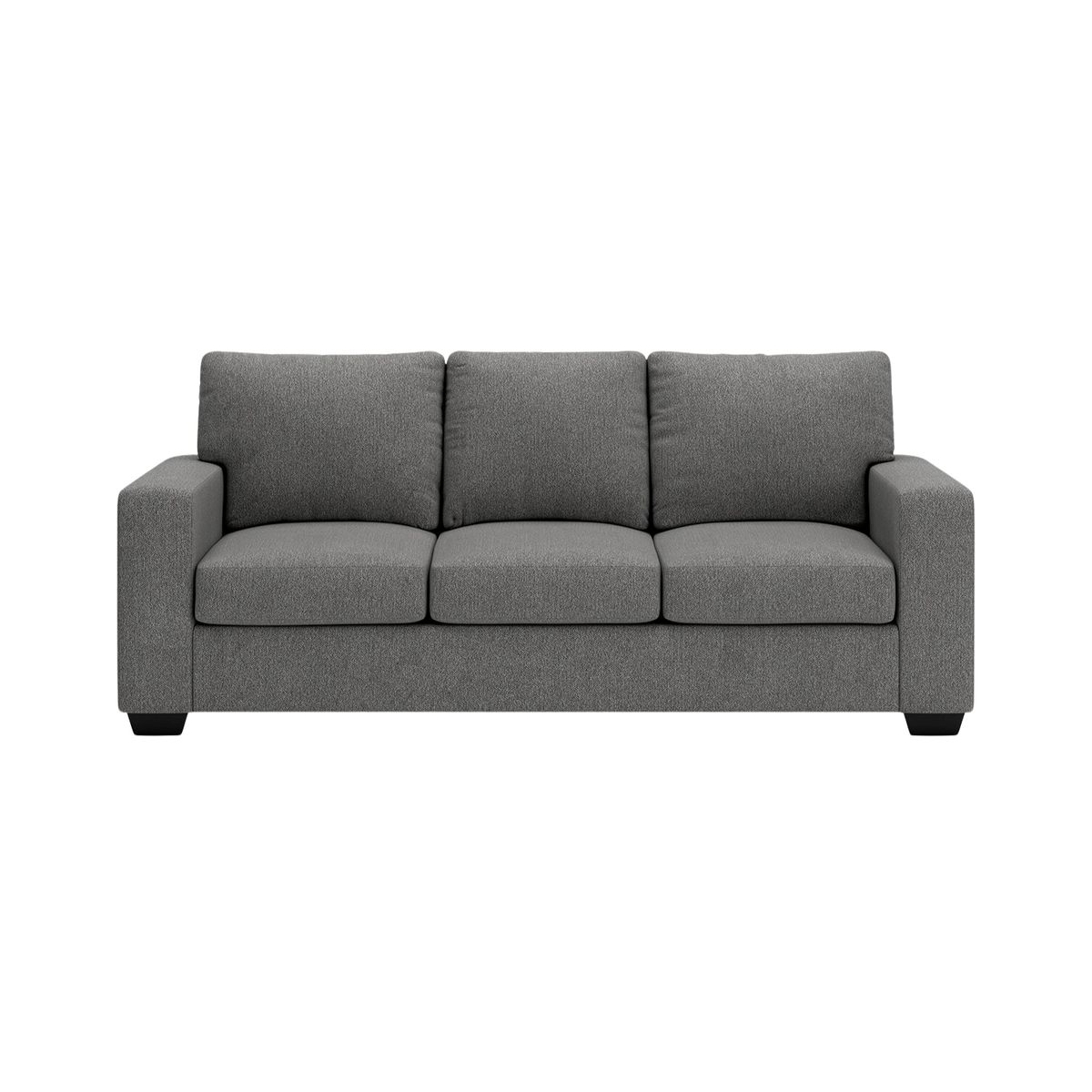 GENERICO - Sofá Berlín 3 Puestos Moderno Tela Antifluidos 215x96x93 Gris