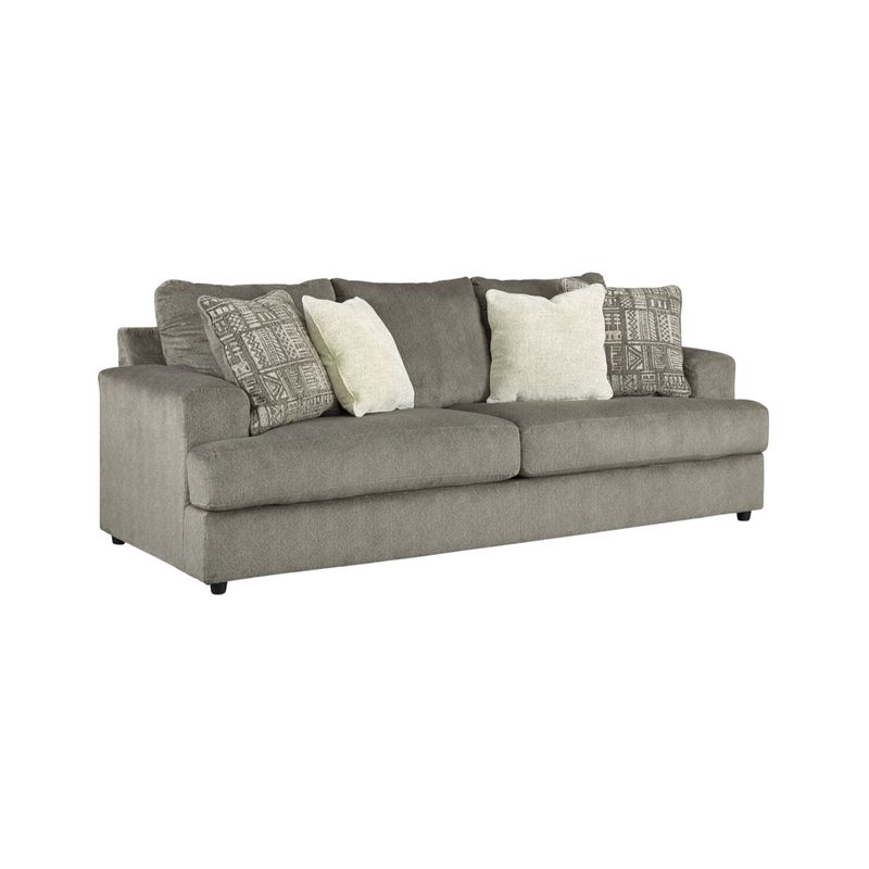 GENERICO - Sofá Dafne 4 Puestos Moderno Tela Antifluidos 243x101x99 Gris