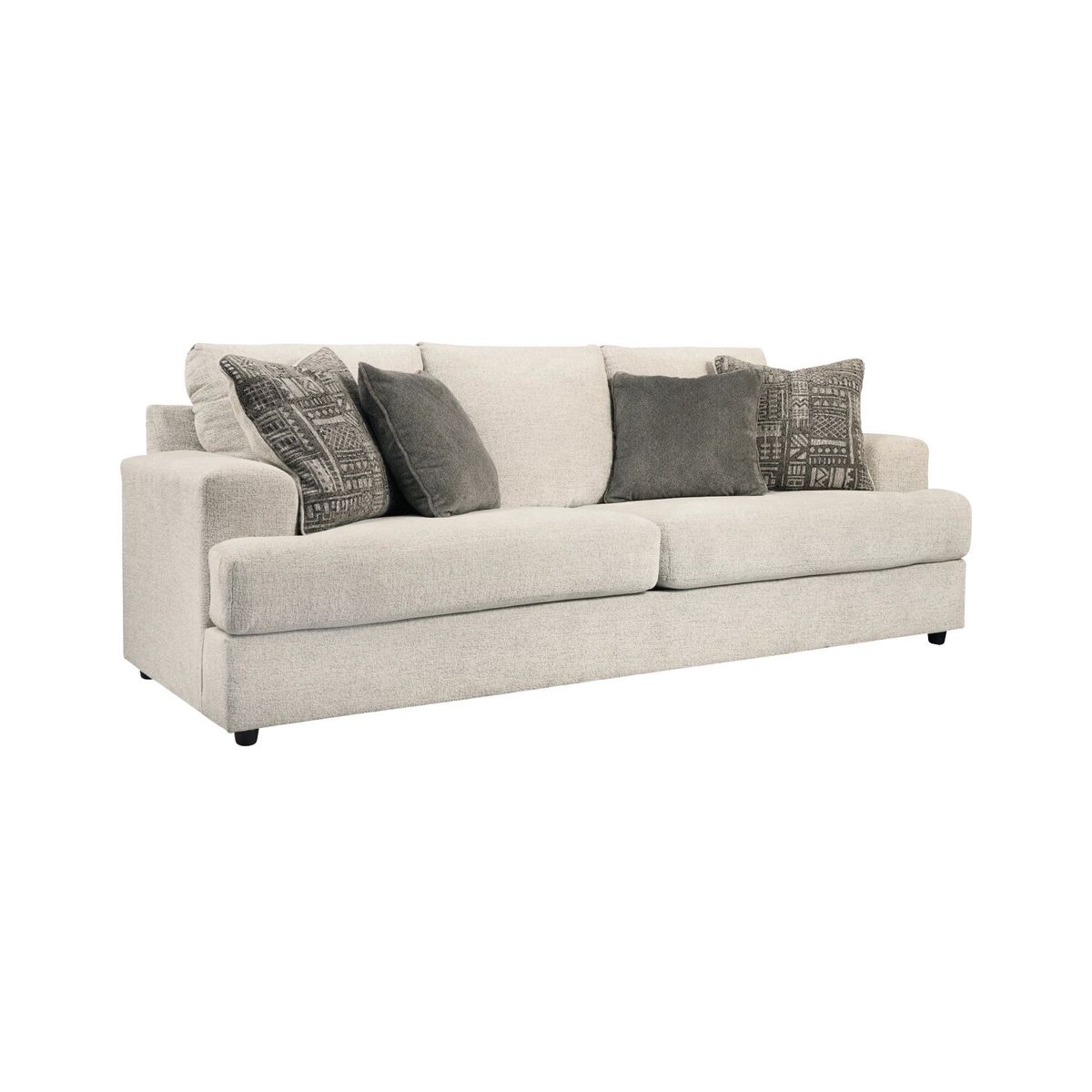 GENERICO - Sofá Titanio 4 Puestos Moderno Tela Antifluidos 243x101x99 Beige