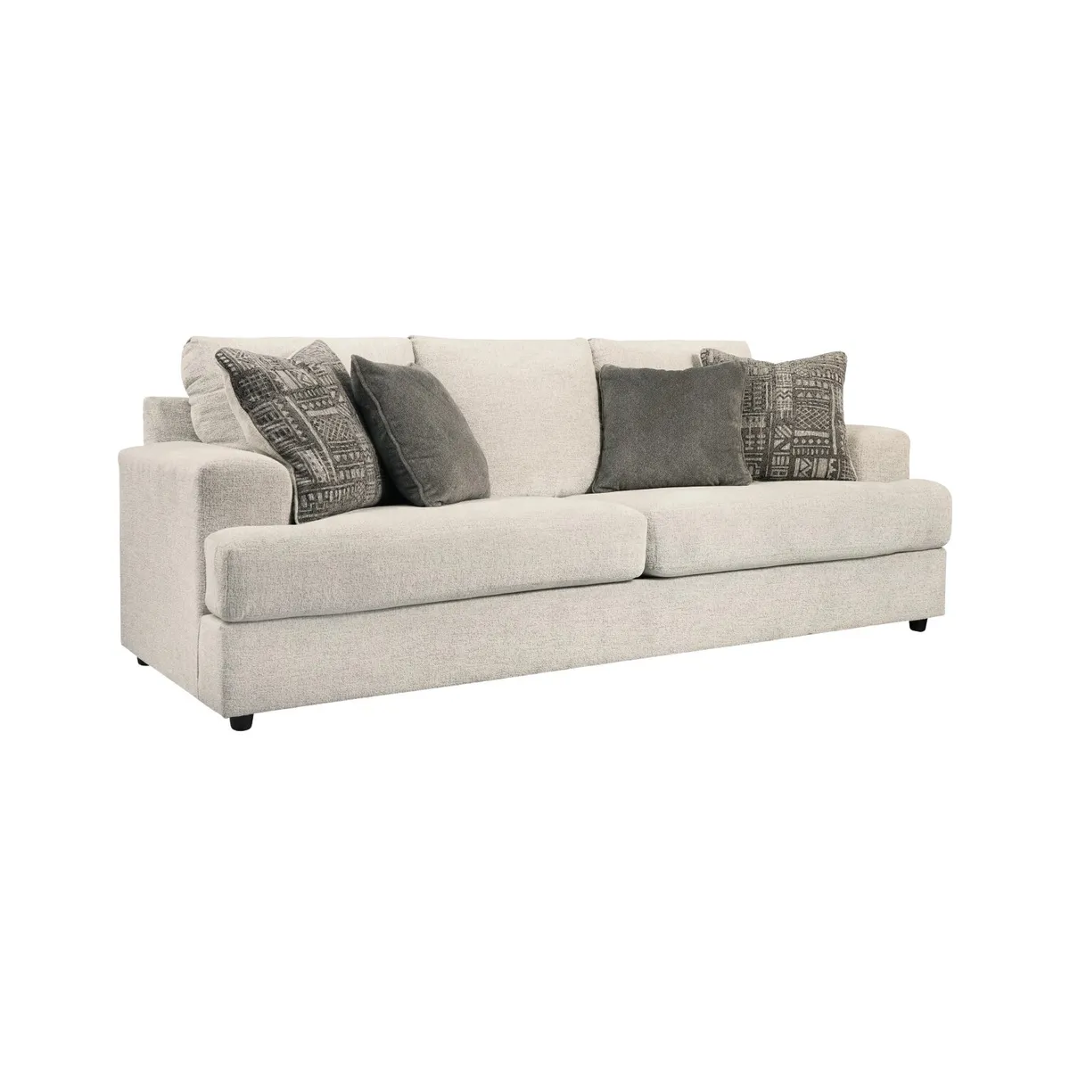 GENERICO - Sofá Titanio 4 Puestos Moderno Tela Antifluidos 243x101x99 Beige