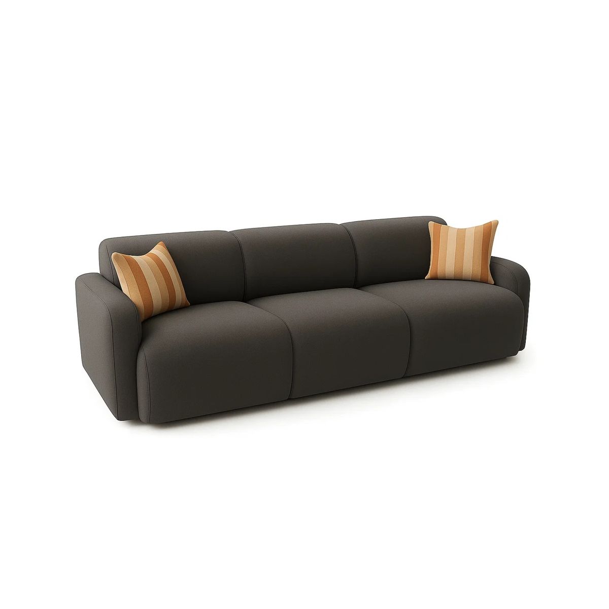 GENERICO - Sofá Hung 4 Puestos Moderno Tela Antifluidos 235x93x70 Gris