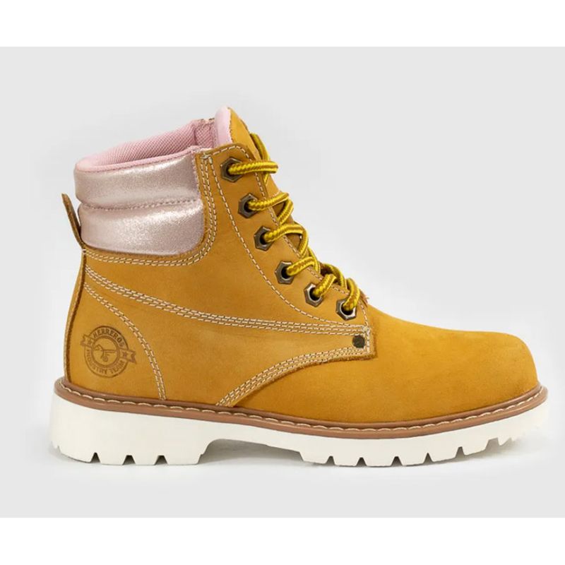 INCO - Bota Outdoor Cuero Oro Opaco Herreros Tauro W