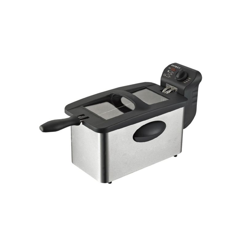 SANKEY - Freidora de Aceite de Alta eficiencia Acero Inoxidable Sankey 3 Litros