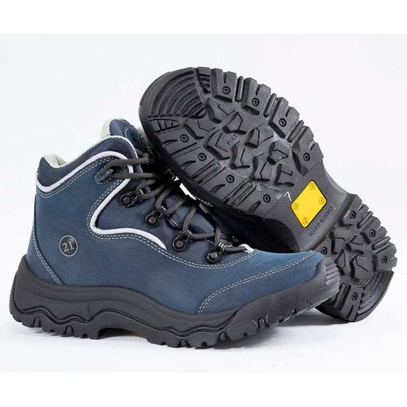 INCO - Bota Outdoor Cuero Azul Herreros Roma