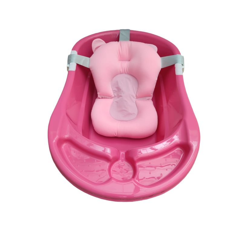 PRODEHOGAR - Tina o Bañera Para Bebe Con Cojin En Silicona Ergonomico