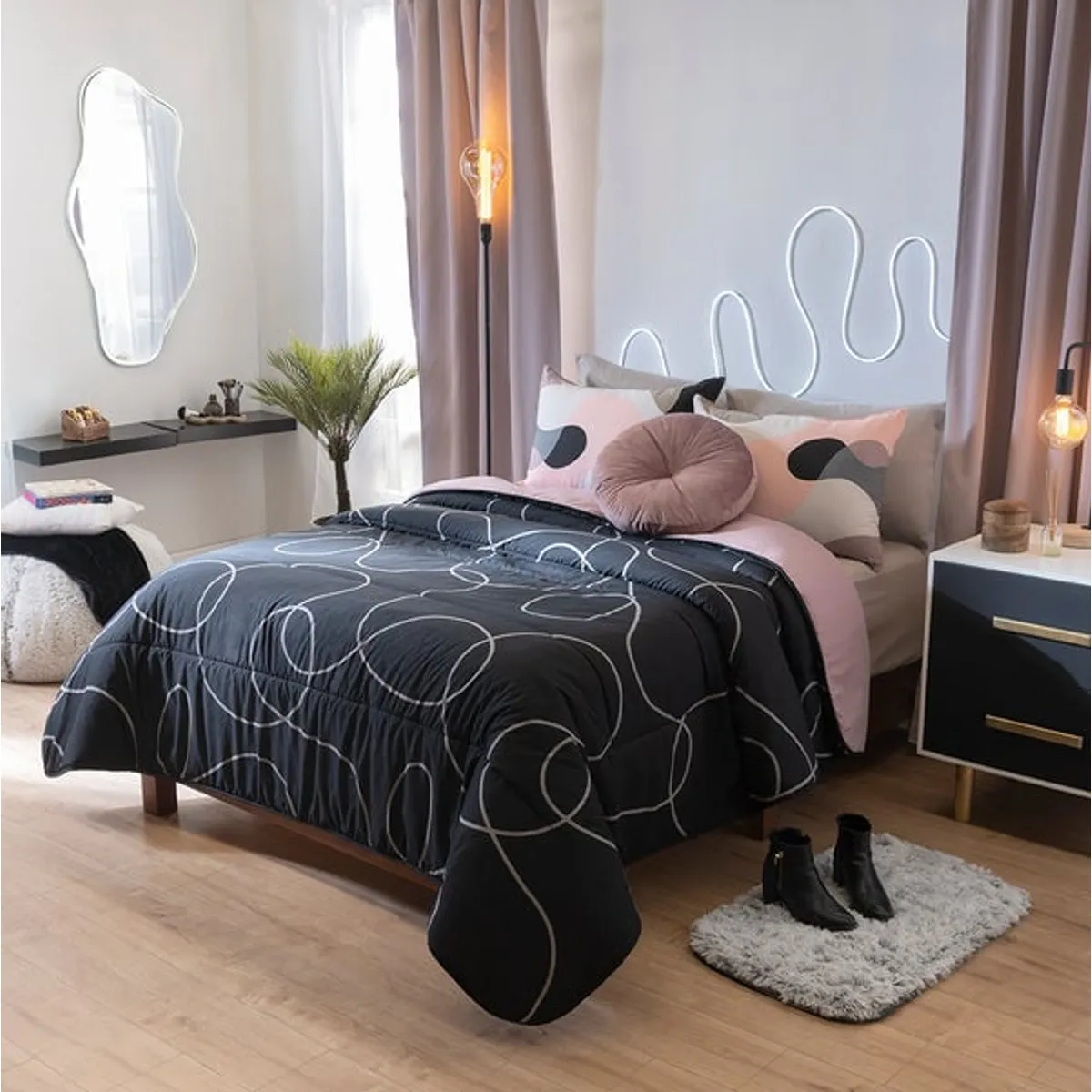 VIANNEY - Juego De Edredón Bliss Talla Sencillo Reversible - Vianney