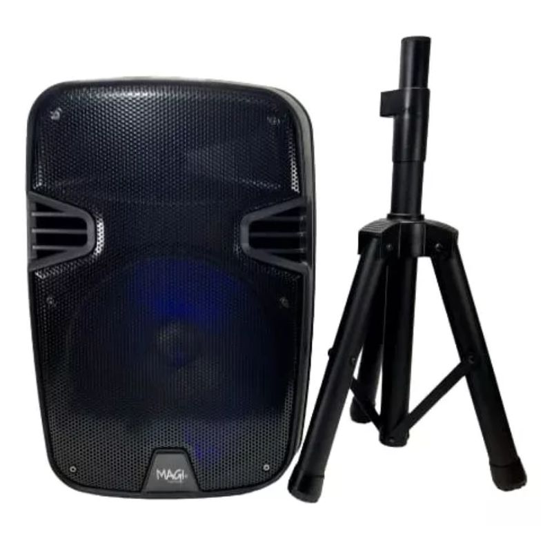 MAGIC - Parlante 12 Pulgada Magi C/directa/recargable Base+microfono