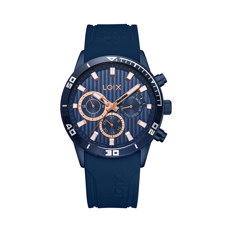 LOIX - Reloj  Hombre L2141-3 Azul con tablero azul