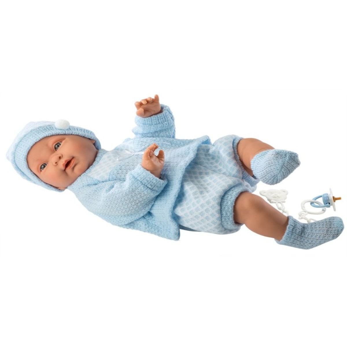 GENERICO - BEBE REBORN HUGO VESTIDO LLORENS 45 CM