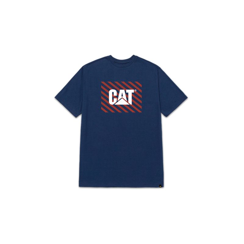 CAT - Camiseta Hombre CAT EVERYDAY WORKWEAR GR Azul CAT.