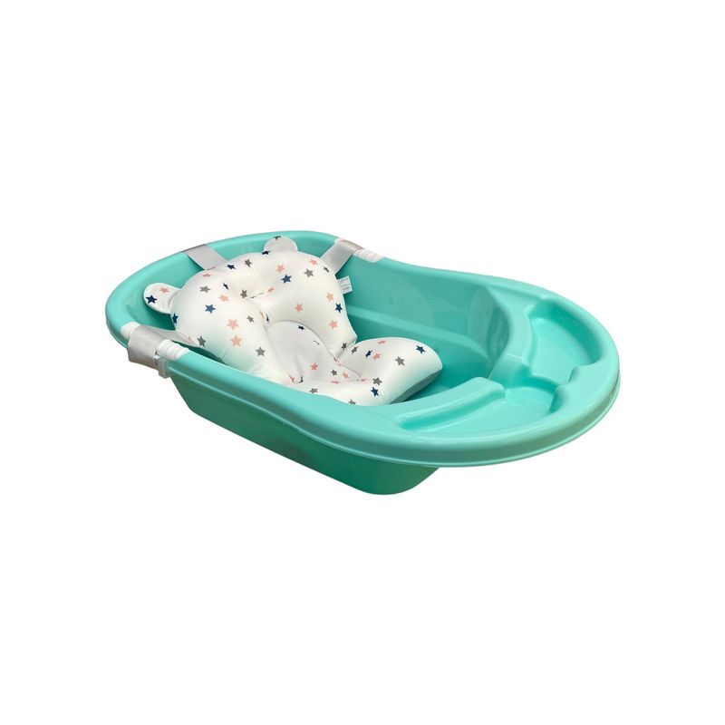 PRODEHOGAR - Tina o Bañera Para Bebe Con Cojin En Silicona Ergonomico