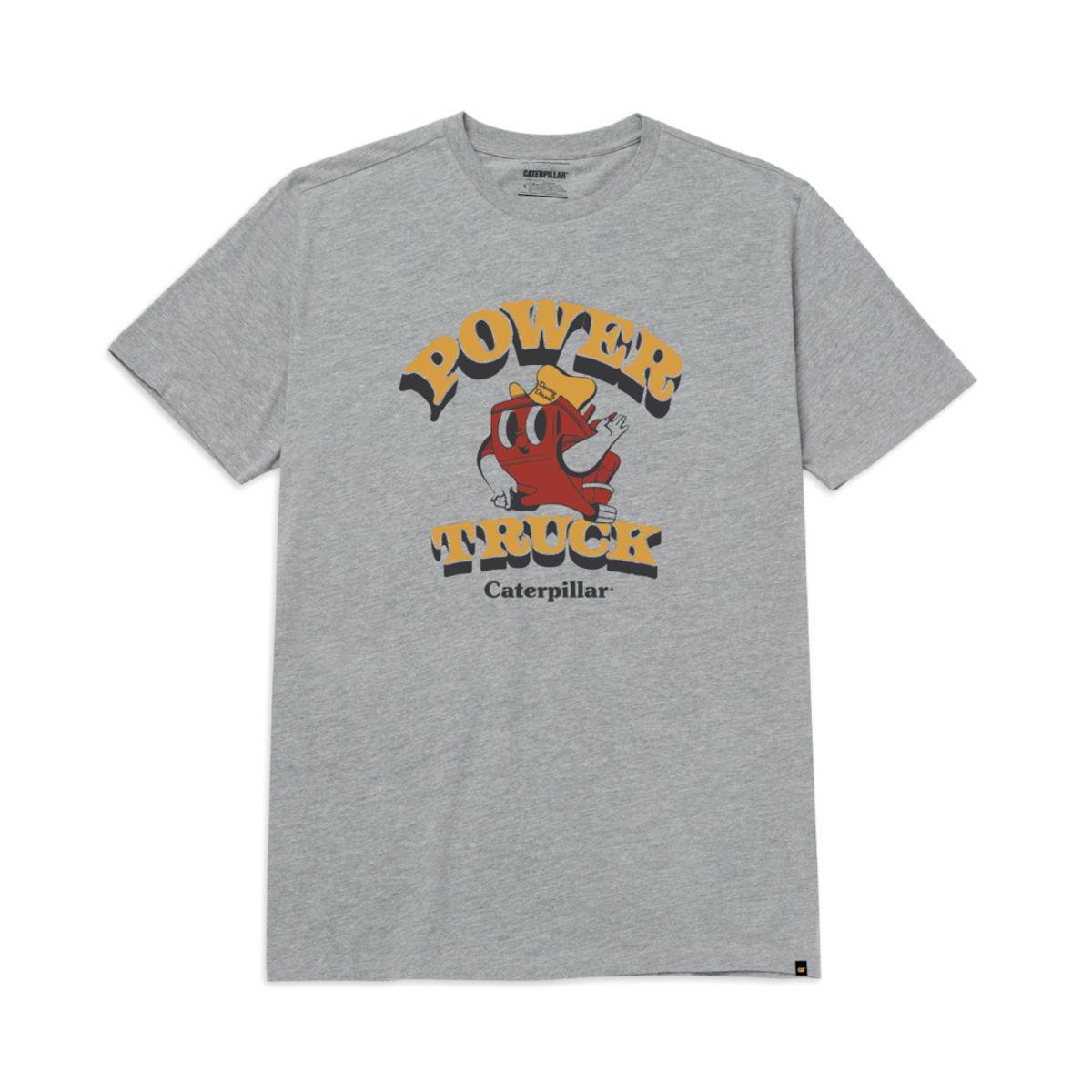 CAT - Camiseta Hombre CAT Retro Danny Diesl G Gris CAT