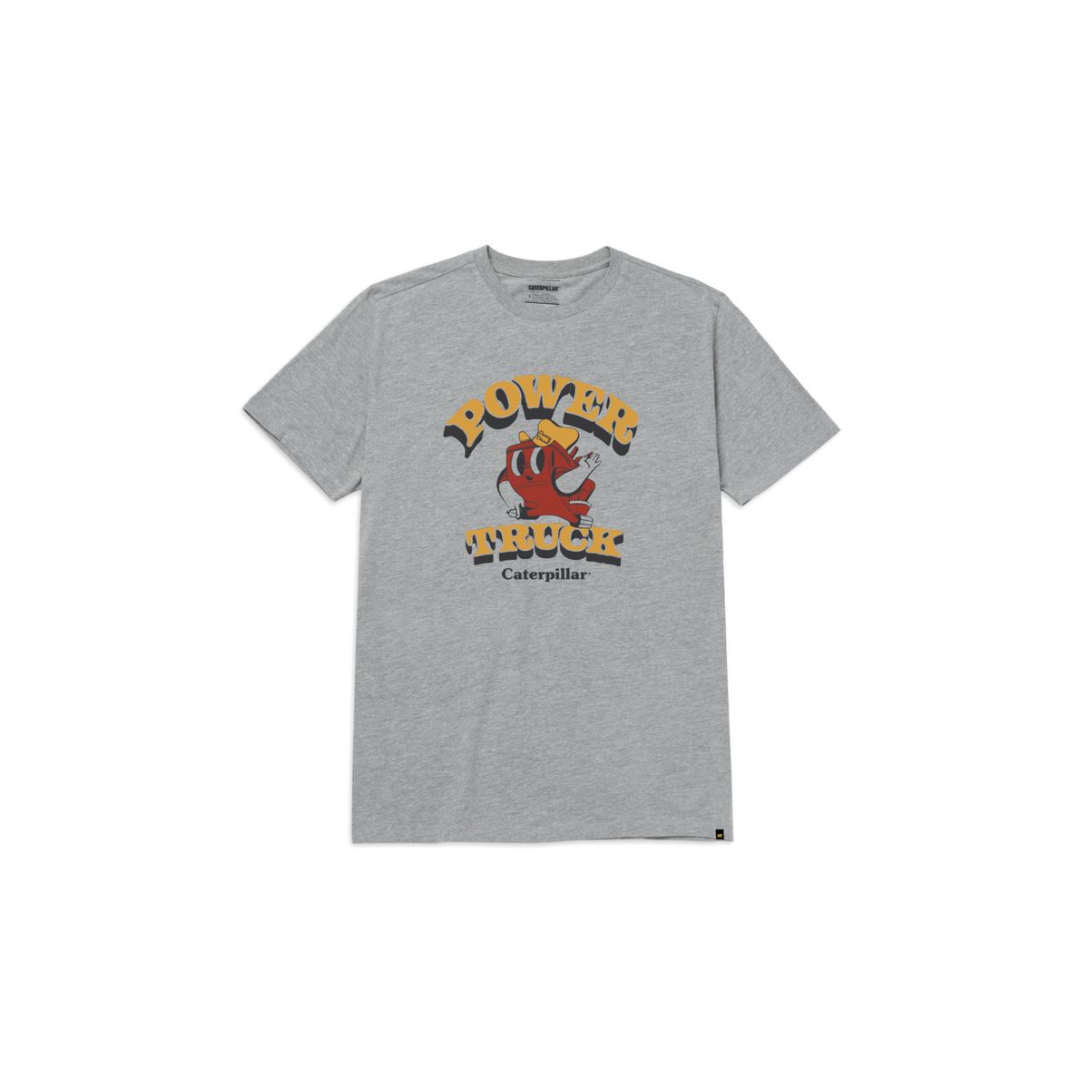 CAT - Camiseta Hombre CAT Retro Danny Diesl G Gris CAT