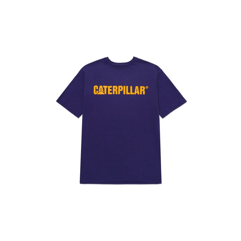 CAT - Camiseta Hombre CAT LOGO TEE Azul 3 CAT.