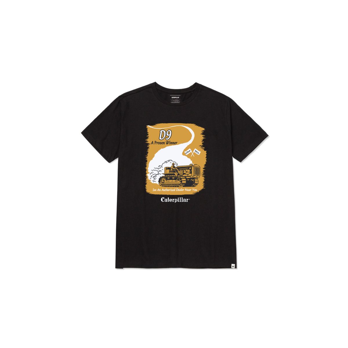 CAT - Camiseta Hombre CAT D Series Graphic Tee Negro CAT