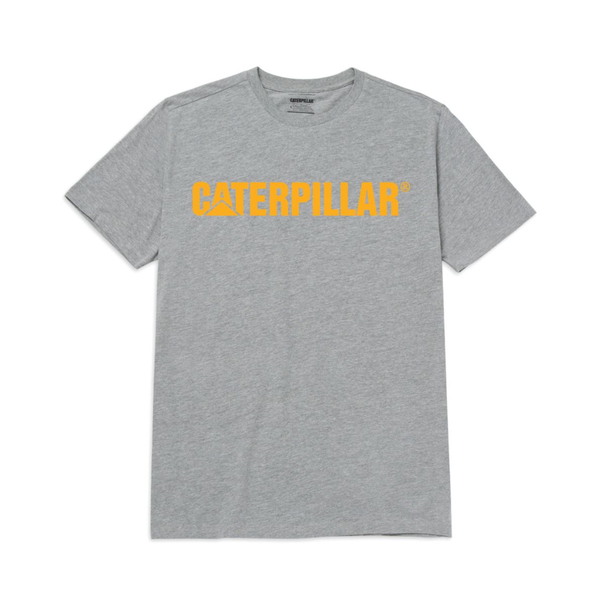 CAT - Camiseta Hombre CAT Logo Tee Gris 2 CAT