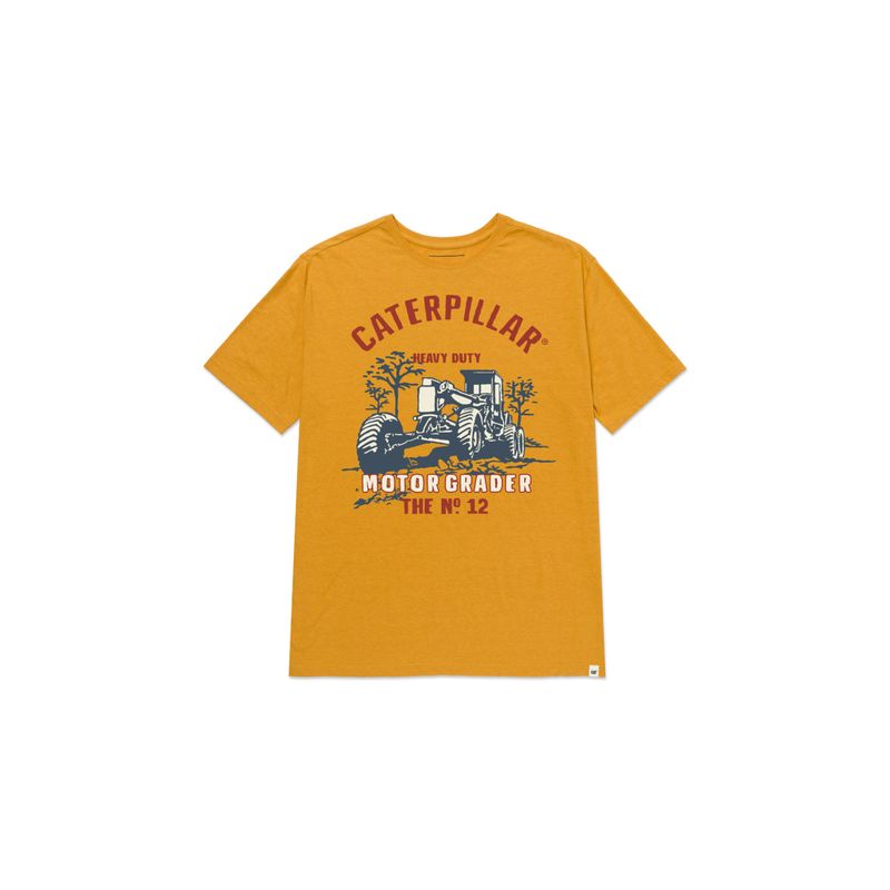 CAT - Camiseta Hombre CAT EQUIPMENT GRAPHIC TE Naranja CAT.