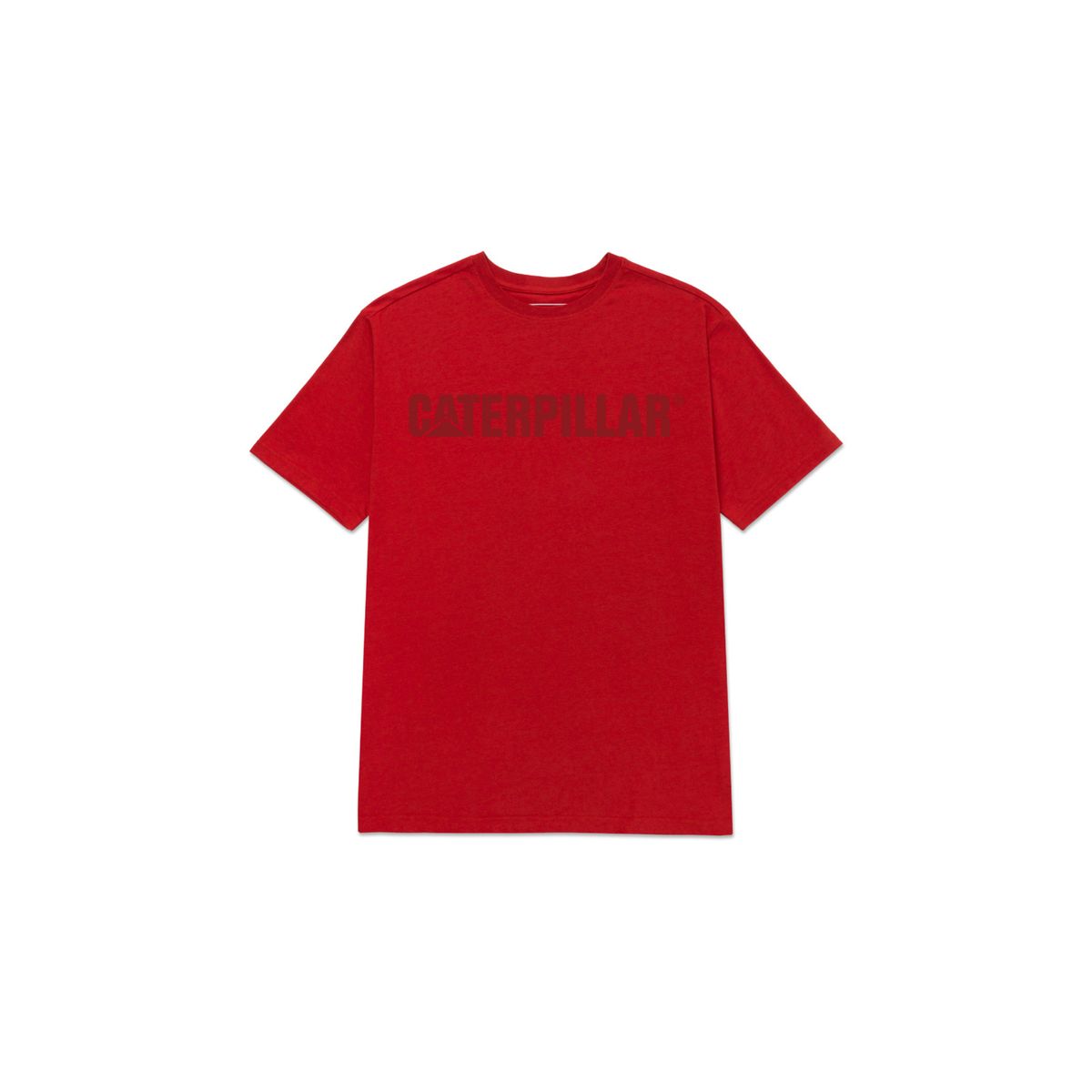 CAT - Camiseta Hombre CAT CATERPILLAR LOGO TEE Rojo CAT.